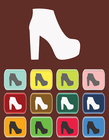 Isolated Jackboot With Color Variations Vector Stock Illustration isolated-jackboot-with-color-variations-vector-stock-illustration