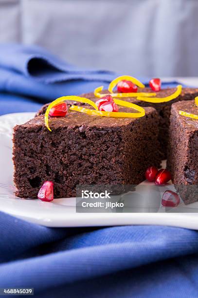 Sliced Brownies Stock Photo - Download Image Now - American Culture, Brownie, Cacao Fruit