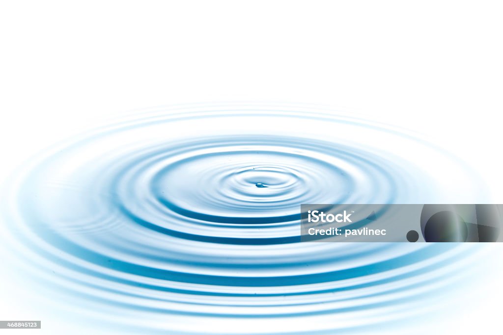 drop of water drop of water on white background Water Stock Photo