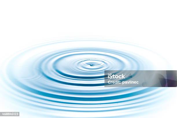 Drop Of Water Stock Photo - Download Image Now - Water, Rippled, Circle