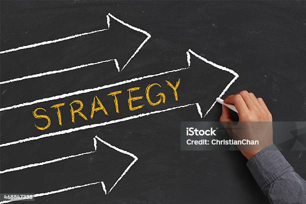 Strategy Concept Stock Photo - Download Image Now - 2015, Achievement, Activity