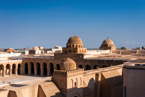 Great Sidi Oqba Mosque in Kairouan, Tunisia