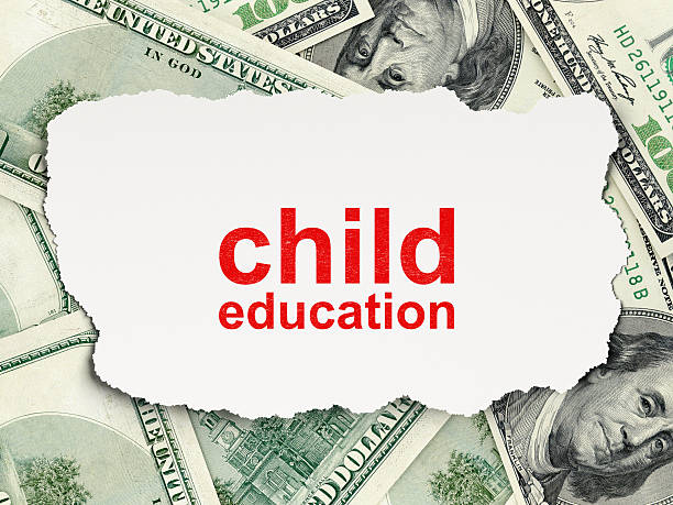 istock Child Education on Money background 468850083
