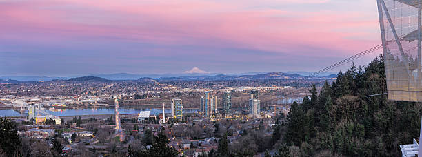 istock Portland South Waterfront at Sunset Panorama 468851280