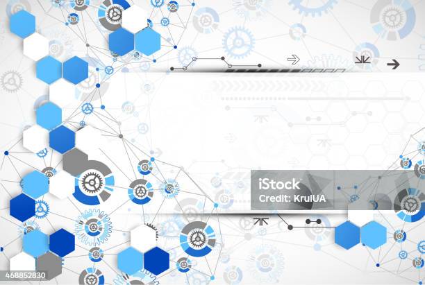 Tech Abstract Templete Abstract Technology Template Background Stock Illustration - Download ...