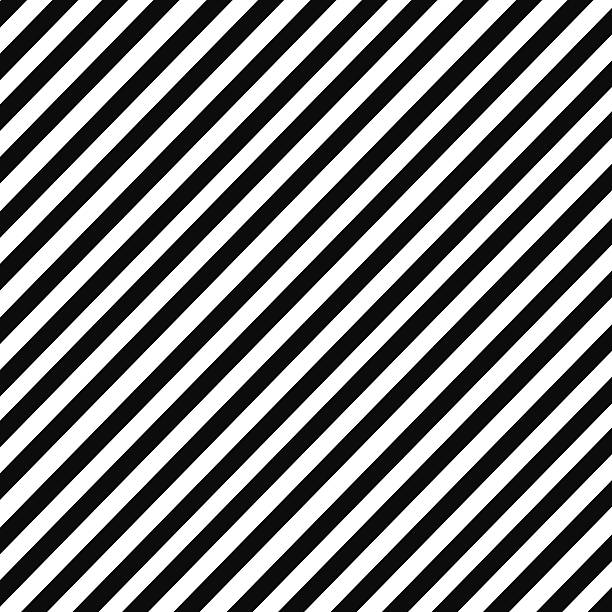 ブラックとホワイトの斜めストライプ模様 - textile in a row painted image white点のイラスト素材／クリップアート素材／マンガ素材／アイコン素材