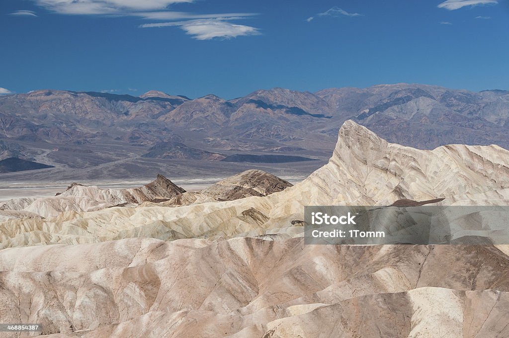 Zabriskie Point, Death Valley NP, USA. Picture of beautiful landscape of Zabriskie Point, Death Valley NP, USA. Arid Climate Stock Photo