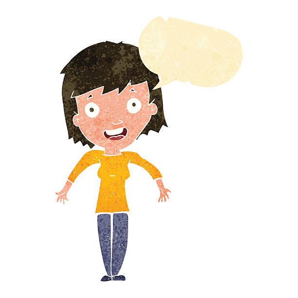 istock cartoon woman shrugging shoulders with speech bubble 468856090