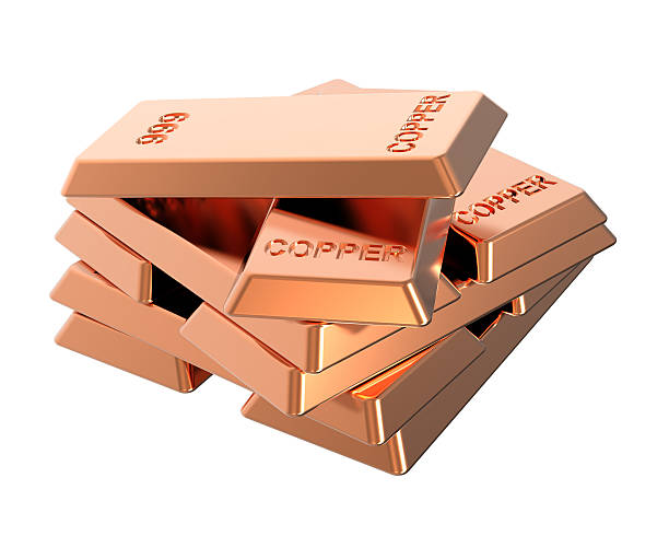 Copper Bars Stock Photo - Download Image Now - Copper, Ingot, Metal - iStock