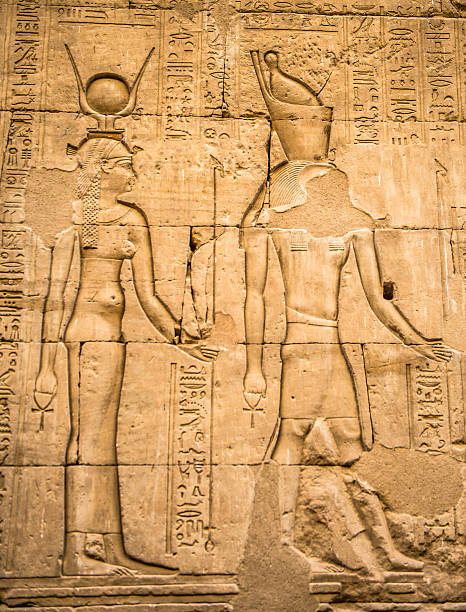 istock Ancient well preserved original Egyptian hieroglyphs 468861438