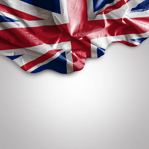 istock Waving flag of UK 468862174