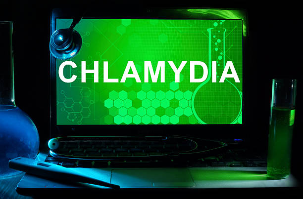 istock Computer with words Chlamydia. Medical concept. 468862460