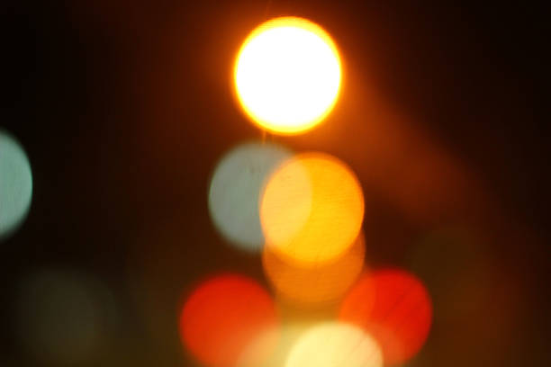 istock Blurred of car in city at night 468863000