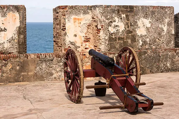 Photo of Historic cannon  in old San Juan Puerto Rico