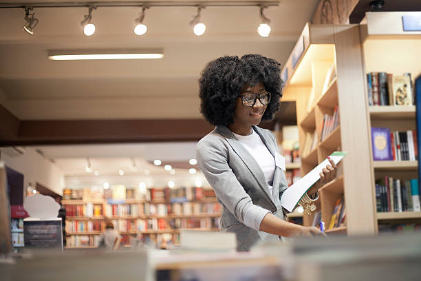 istock Women working at bookstore 468864368