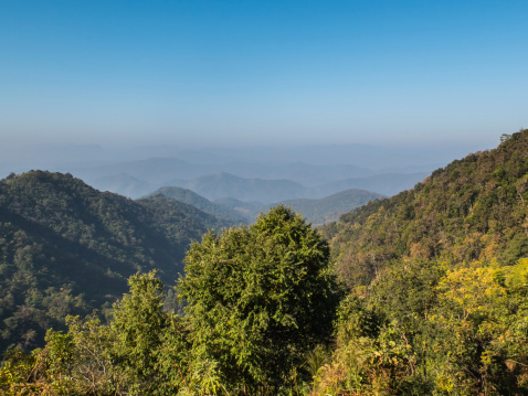 Mountain viewpoint at samoeng in chiang mai,Thatland