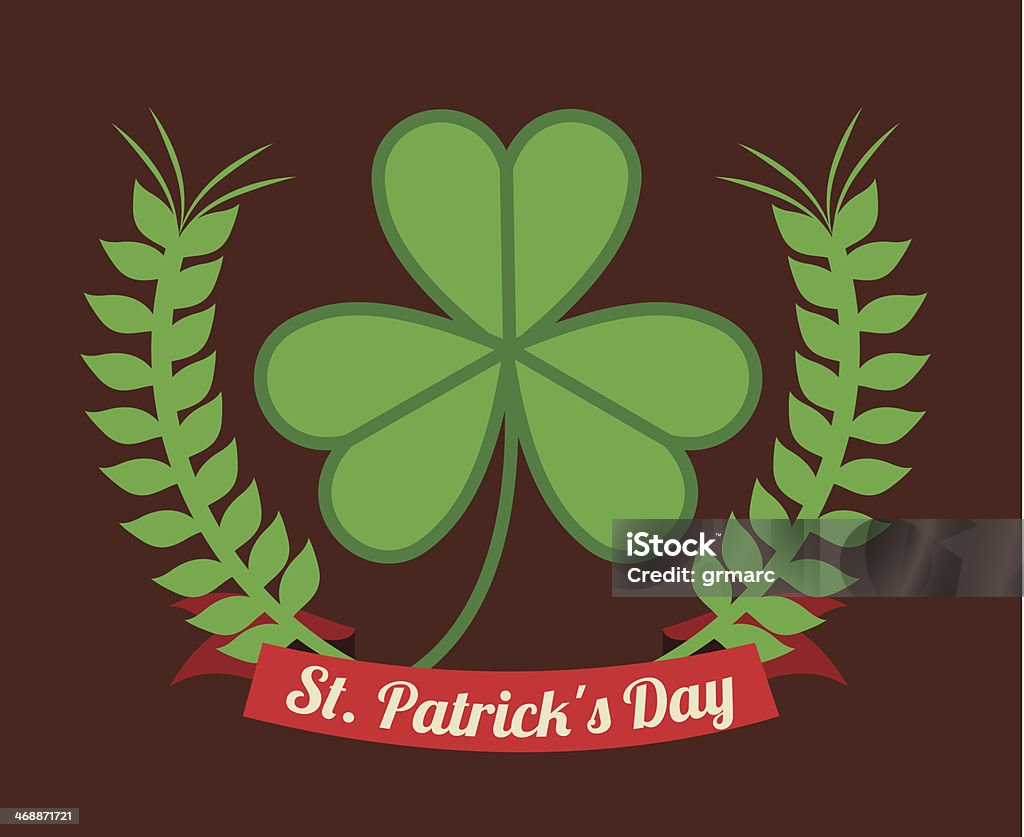 St Patrick jour - clipart vectoriel de Adulation libre de droits