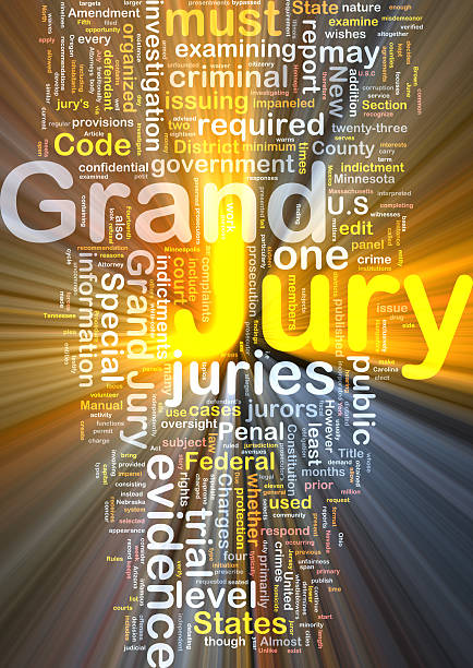 istock Grand jury background concept illustration glowing 468873822