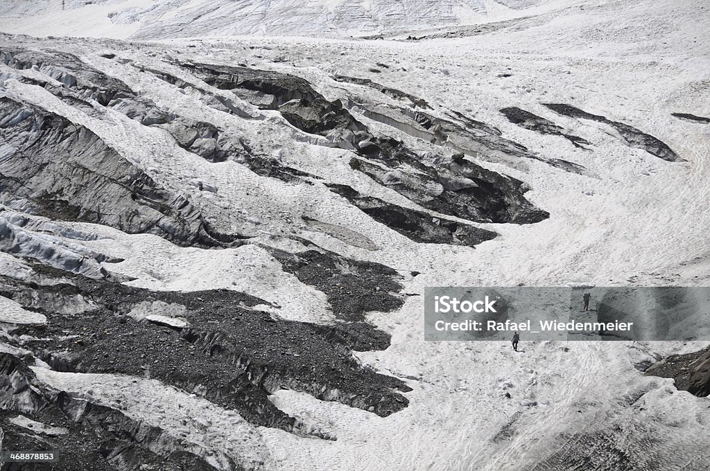 Glacier avec personnes - Photo de Alpes européennes libre de droits