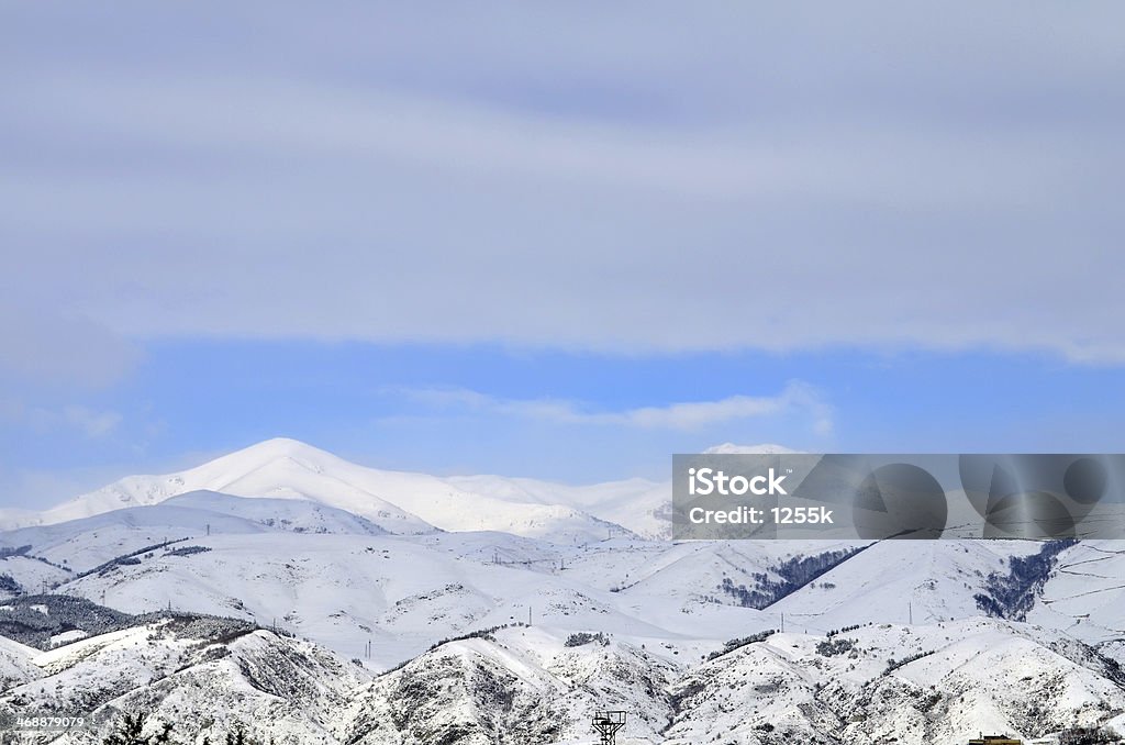 Hermoso paisaje de invierno - Foto de stock de Abeto libre de derechos