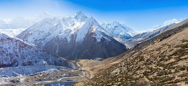 istock Snow capped mountains. Himalaya, Nepal 468880442