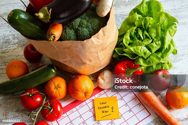 Low Calorie Diet Stock Photo - Download Image Now - 2015, Backgrounds, Bag