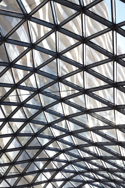 istock Office Building Seen Through Glass Roof 468880852