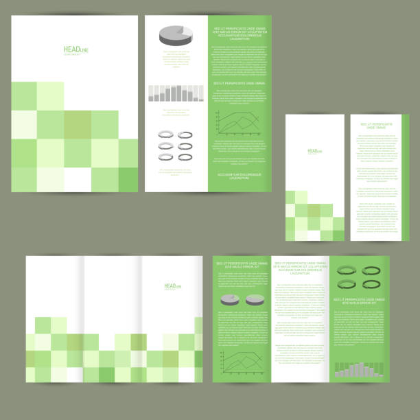 istock Set of design template with flyer, poster, brochure. 468881906