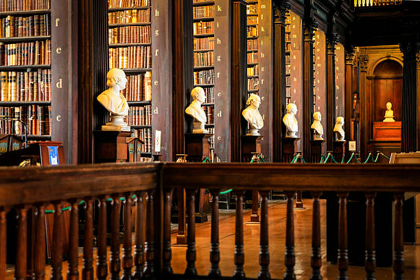 Trinity College Library Dublin stock photo