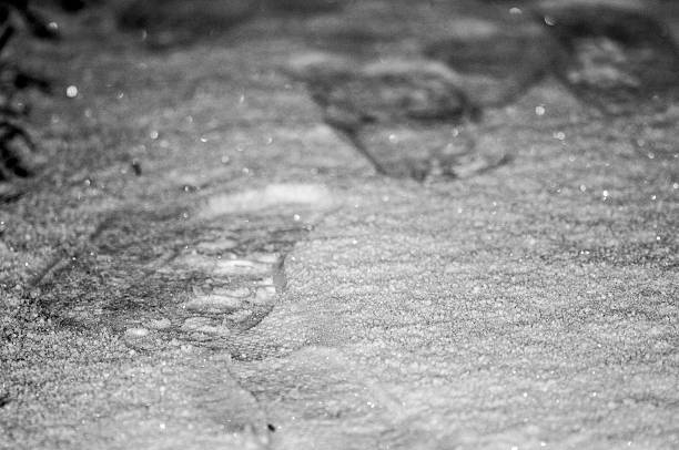 istock Foodprints in the snow 468885227