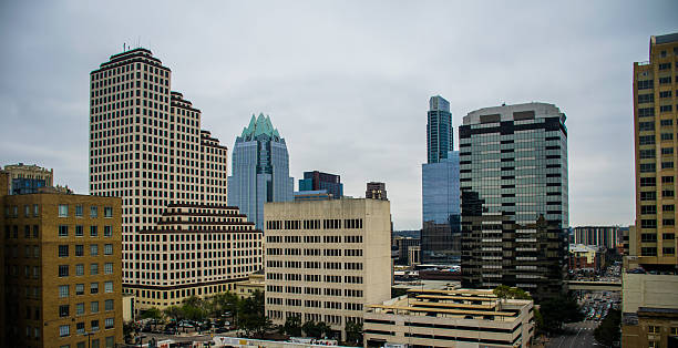 istock Downtown scene Frost Bank tower Austonian Austin Texas 468885340