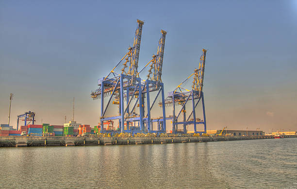 Cargo Lifting Cranes at Port Qasim.