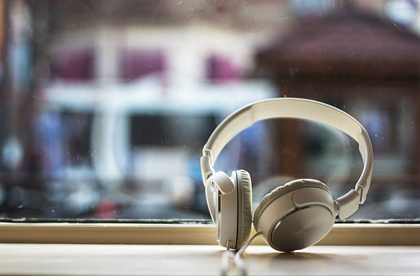 istock earphone on sunny window sill 468888112