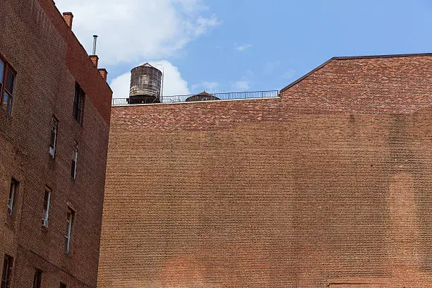 Soho buildings brickwall texture in Manhattan New York City NYC USA