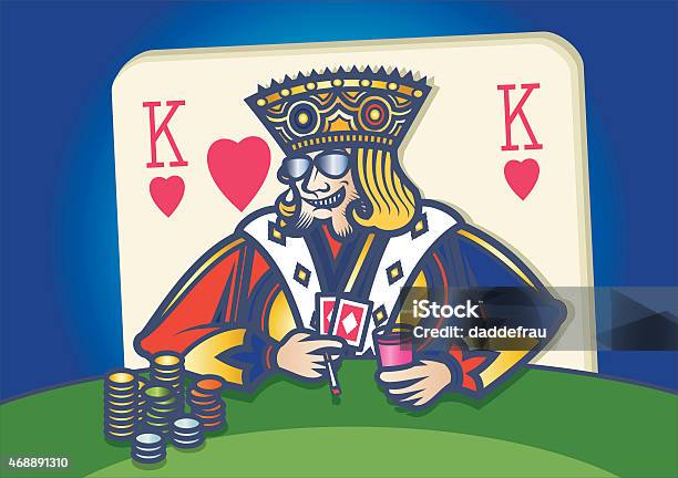 King Of Hearts Stock Illustration - Download Image Now - Casino Worker, King Of Hearts, King - Royal Person