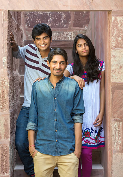istock Cool indian young people 468893524