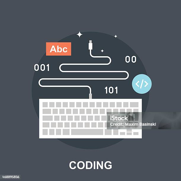 Coding Stock Illustration - Download Image Now - 2015, Coding, Computer ...