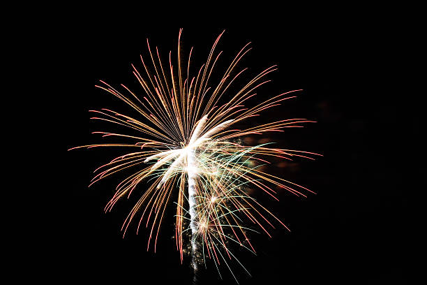 istock abstract Colorful fireworks with various colors on dark night backgrounds 468896170