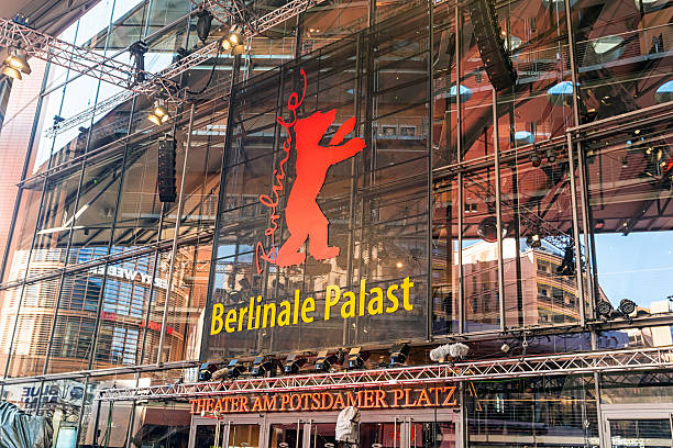 berlinale palast potsdamer platz - berlin international film festival foto e immagini stock