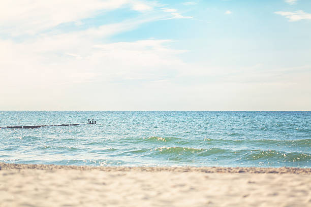 istock Sunny day at the Baltic Sea with sparkle lights 468899922