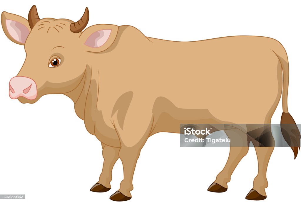 Sapi Vector Cartoon Sapi Kartun Ilustrasi Stok - Unduh Gambar Sekarang - 2015, Ambing, Anak ...