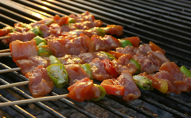istock BBQ grill on the fireplace 468900602