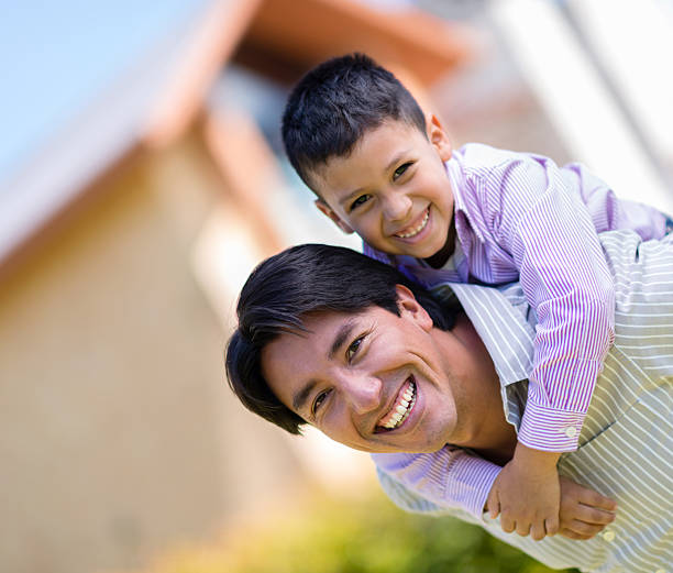 istock Playful father and son 468905365