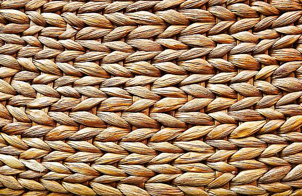 istock Alternative background. Weave pattern of water hyacinth texture. 468906386