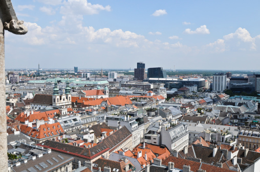 View over the Beatifil City Vienna.
