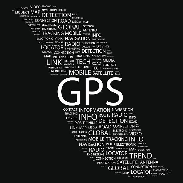 ilustraciones, imágenes clip art, dibujos animados e iconos de stock de gps. - satellite global positioning system surveillance satellite dish