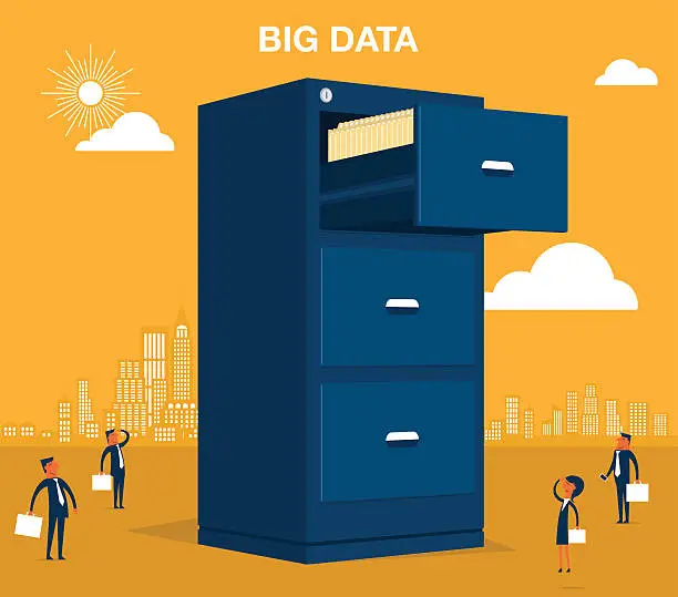 Vector illustration of Big Data