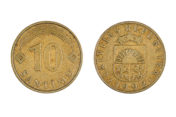 istock coin of Latvia 468909494