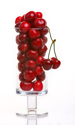 full glass of cherry