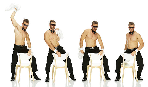 男ストリッパーダンス一緒 - male stripper ストックフォトと画像